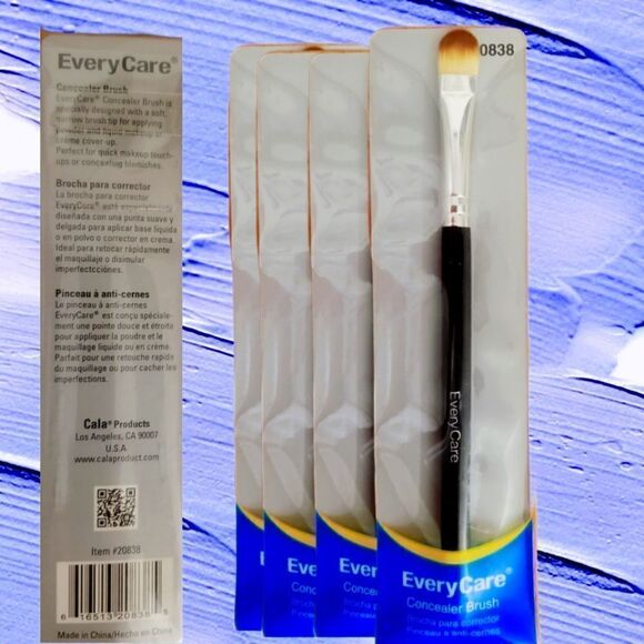 Evercare Concealer Brush Women Women's Makeup Lipstic Blush Eyeshadow Finish - Picture 2 of 2